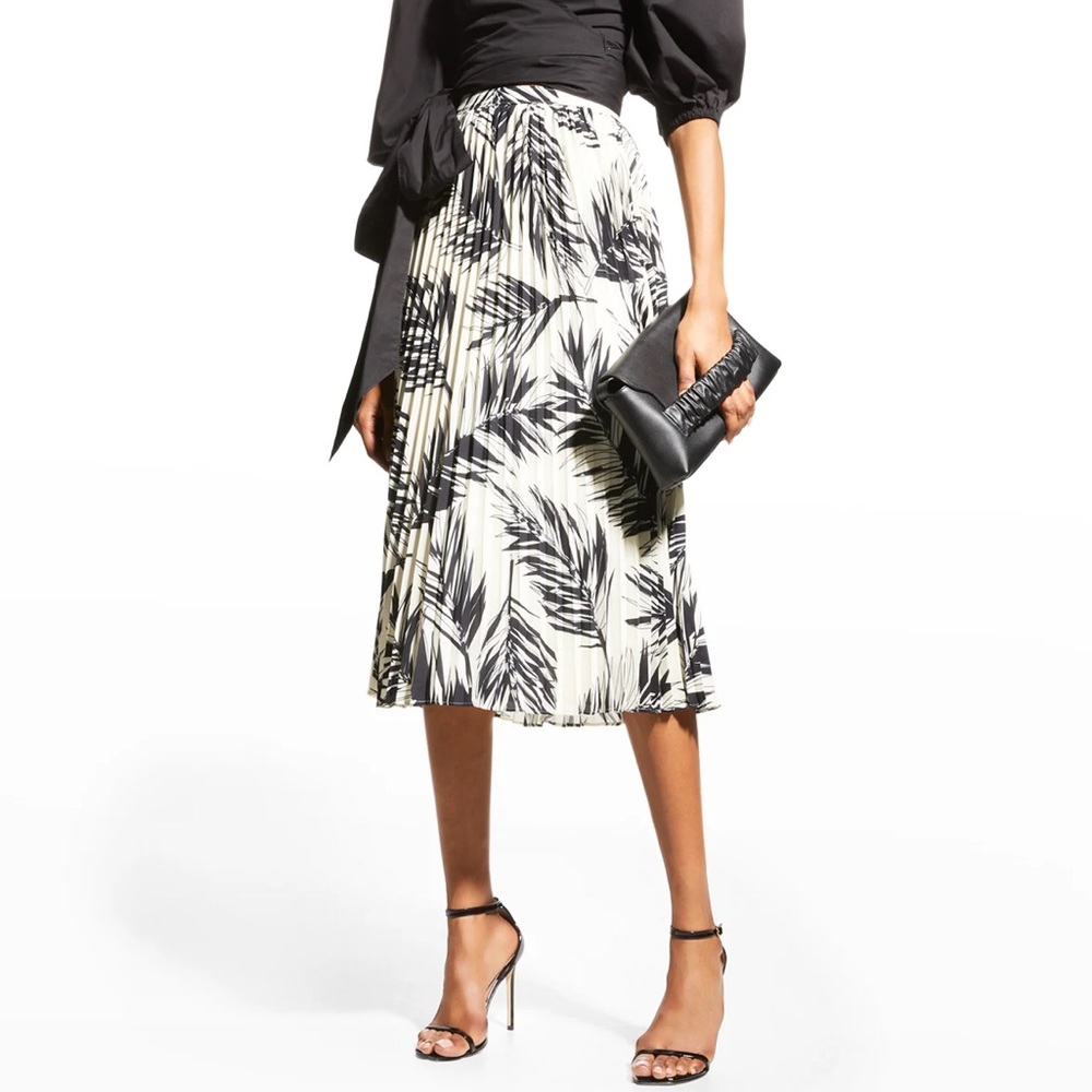 TOCCIN pleated midi skirt XS